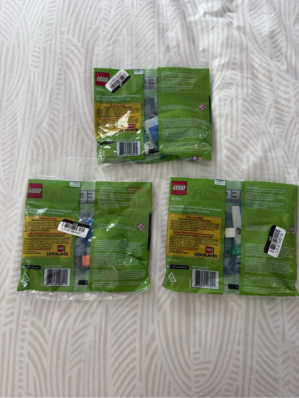 Lego three minecraft